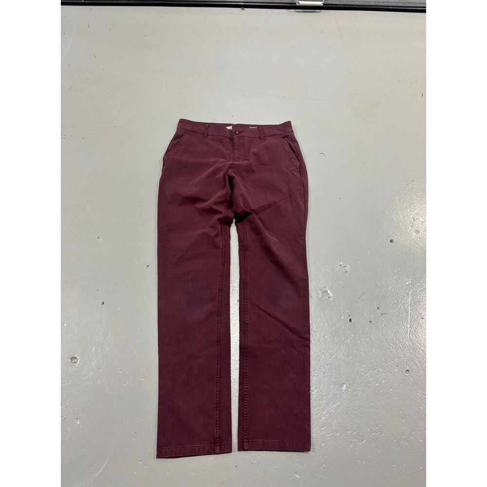 Mugsy‎  "The Ports" Maroon Stretch Chino Pants 33x34
